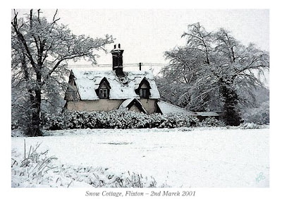 snow cottage Flixton