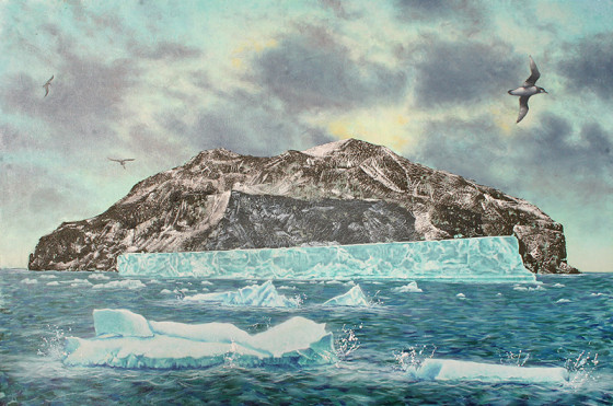Icebergs-and-Island-Krys-Leach