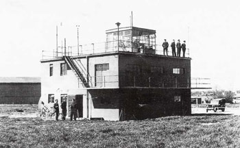 Parham Control Tower during World War Two