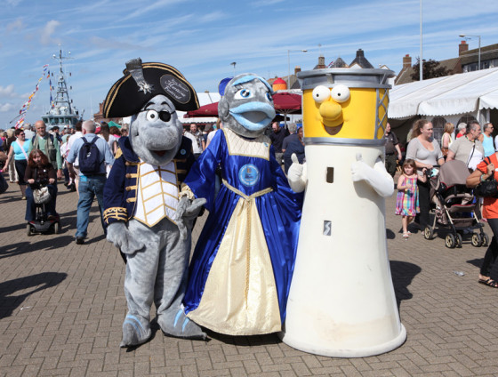 great-yarmouth-maritime-festival-mascots