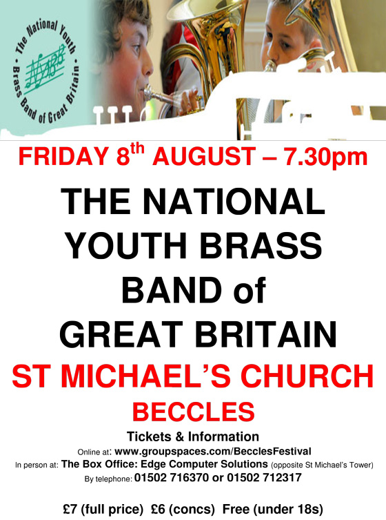 National Youth Brass Band in Beccles