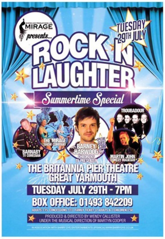 rock laughter summertime special great yarmouth