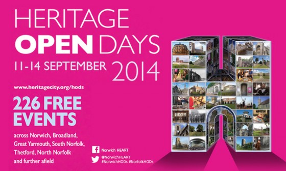 Free Heritage Open Days Norfolk