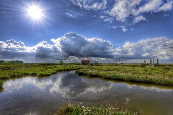 ‘Thornham Quay and the old coal barn’ by Gary Pearson on Norfolk Coast Path: