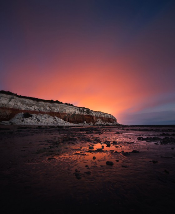 ‘Hunstanton Glow’ by Matthew Dartford on the Norfolk Coast Path
