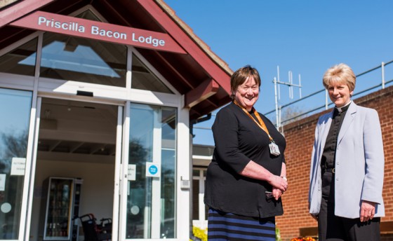 Dean of Norwich Cathedral visits specialist NHS centre