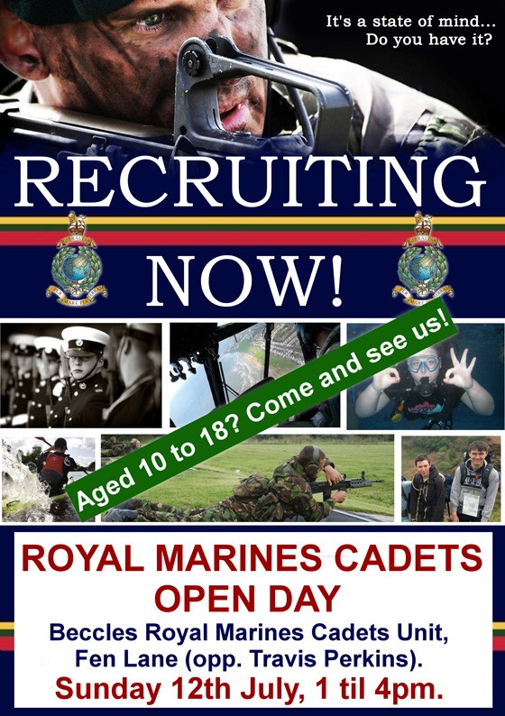 Beccles Sea Cadets Open Day on the 12th July 2015