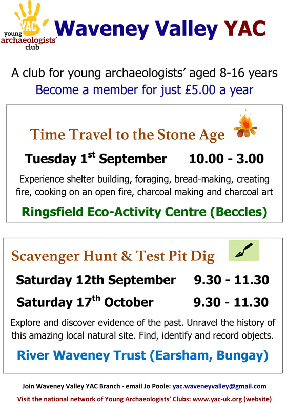 Day in the Stone Age at the Ringsfield Eco-Activity Centre near Beccles