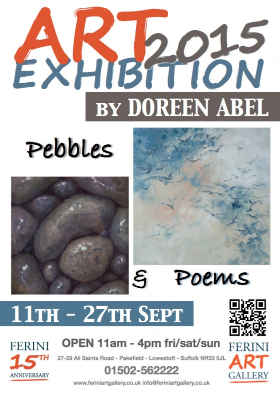 Ferini Autumn Art Exhibitions Doreen Abel Pebbles & Poems