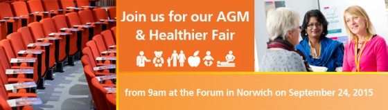NCH&C Healthier Fair. Showcase of services at The Forum