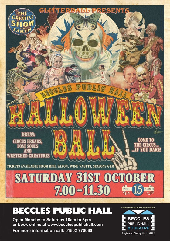 Beccles Public Hall Halloween Ball 31st Oct 2015