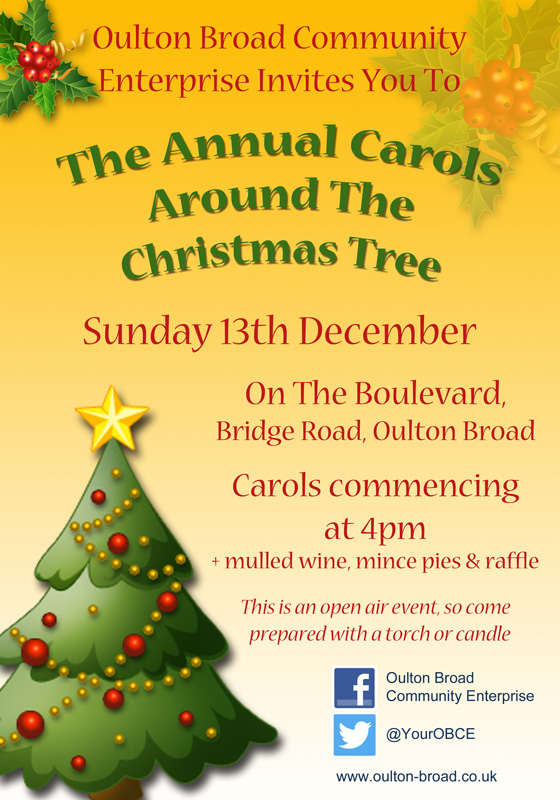 Carols around the Christmas Tree in Oulton Broad