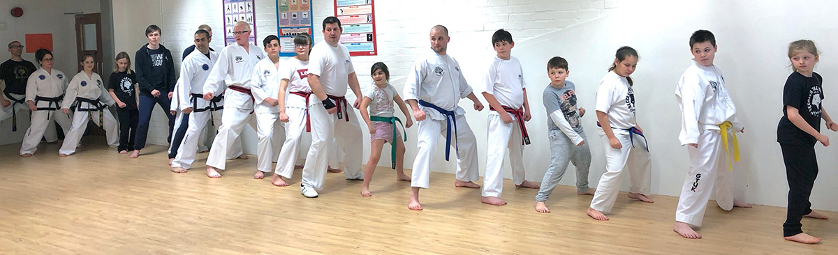 Beccles Taekwondo Large Classes, Small Dojang = Happy