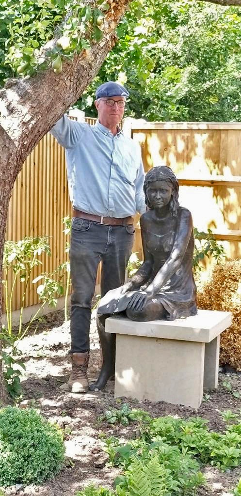 Brian Alabaster has given the piece – called Charlotte – to the Pear Tree Fund, with the charity installing it as the centrepiece of Richard’s Garden, at the centre next to Cutlers Hill Surgery in Halesworth.