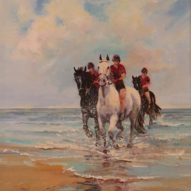 Cavalry Holiday by Juliet Hodgson - Norfolk and Norwich Art Circle