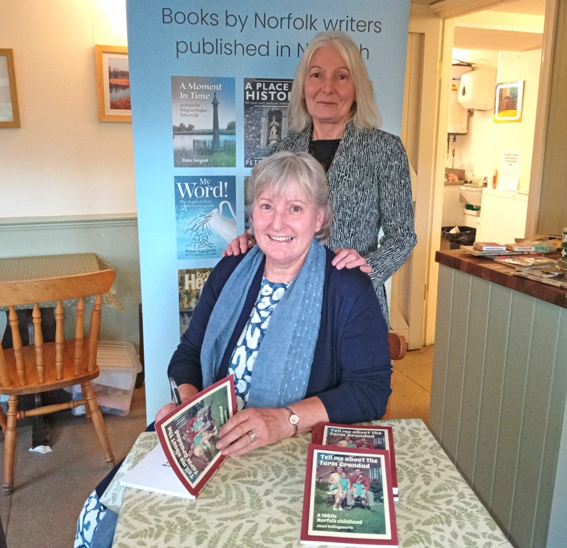 Tell me about the farm Grandad, A 1960s Norfolk childhood is a new memoir by Aylsham resident, Janet Collingsworth