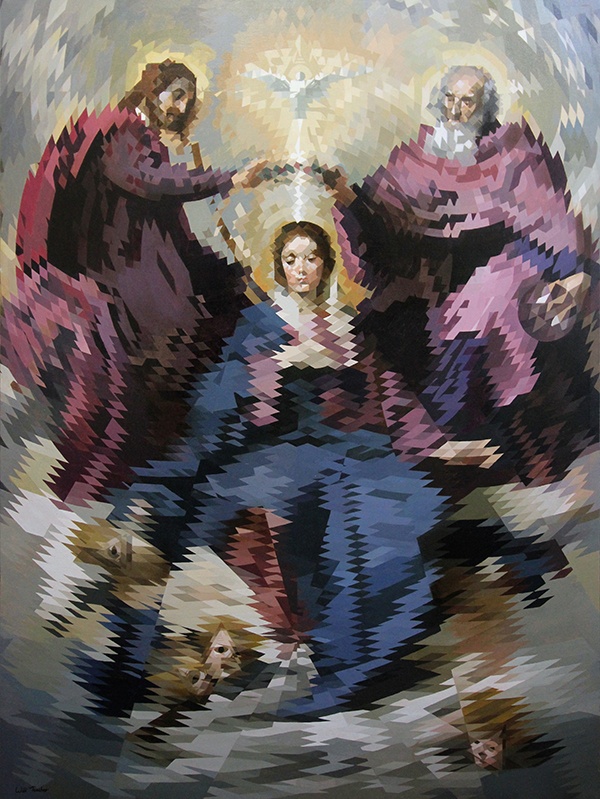 Coronation of the Virgin (after VELÁZQUEZ) by Will Teather.