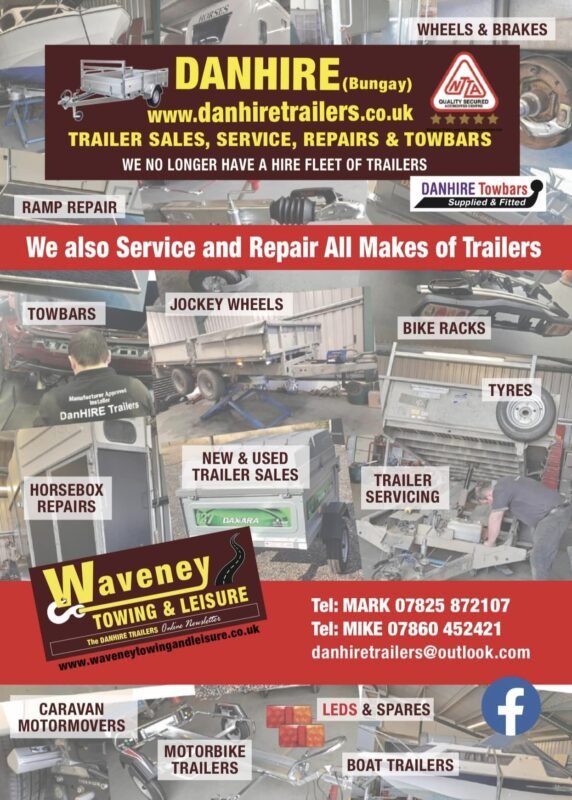 FIT TO TOW new flyers produced for DANHIRE Trailers by imajaz limited.