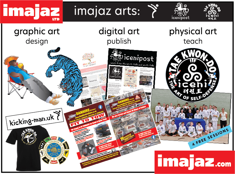 imajaz arts:graphic - digital - physical | design - publish - teach