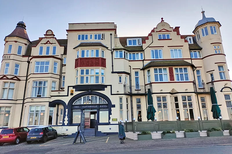 George Skipper in Cromer – New Walking Tour. Skipper designed seven hotels, notably the Hotel de Paris, overlooking Cromer Pier and The Cliftonville and Sandcliff on Runton Road