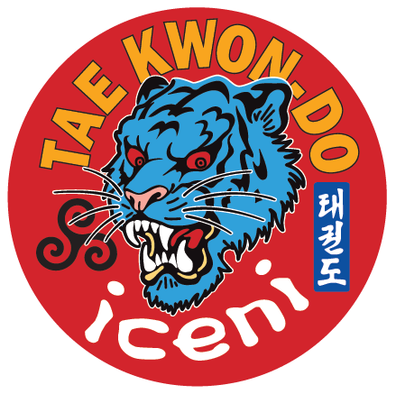 This image has an empty alt attribute; its file name is iceni-tkd-woad-blue-on-red.png