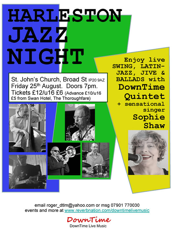 Jazz and jive comes to Harleston for the festival week Friday. 